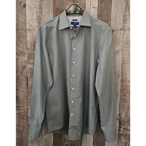 EGARA Gray Long Sleeve Button Down SHIRT Men's Size XL T Tall